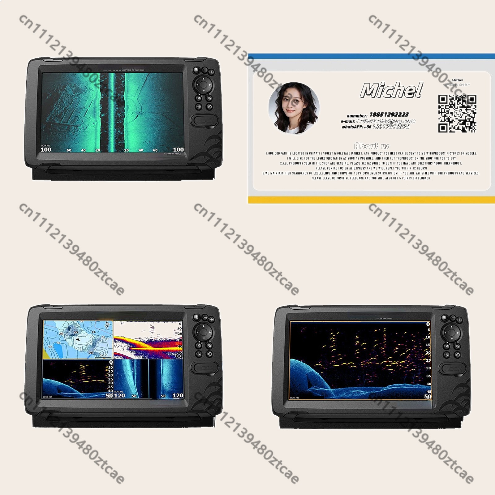Fishing Boat Depth Finder - Pencari Ikan Sonar Portabel untuk Perahu
