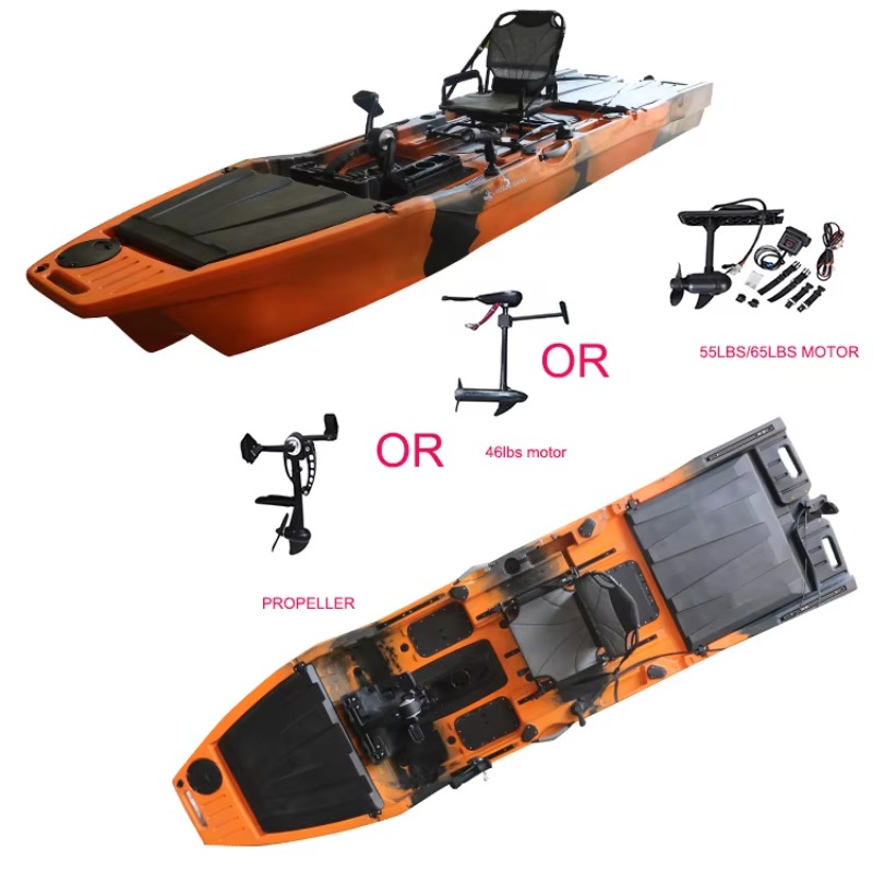 Fishing Boat Trolling Motor - Kayak Tunggal Vicking 12.6FT dengan Pedal