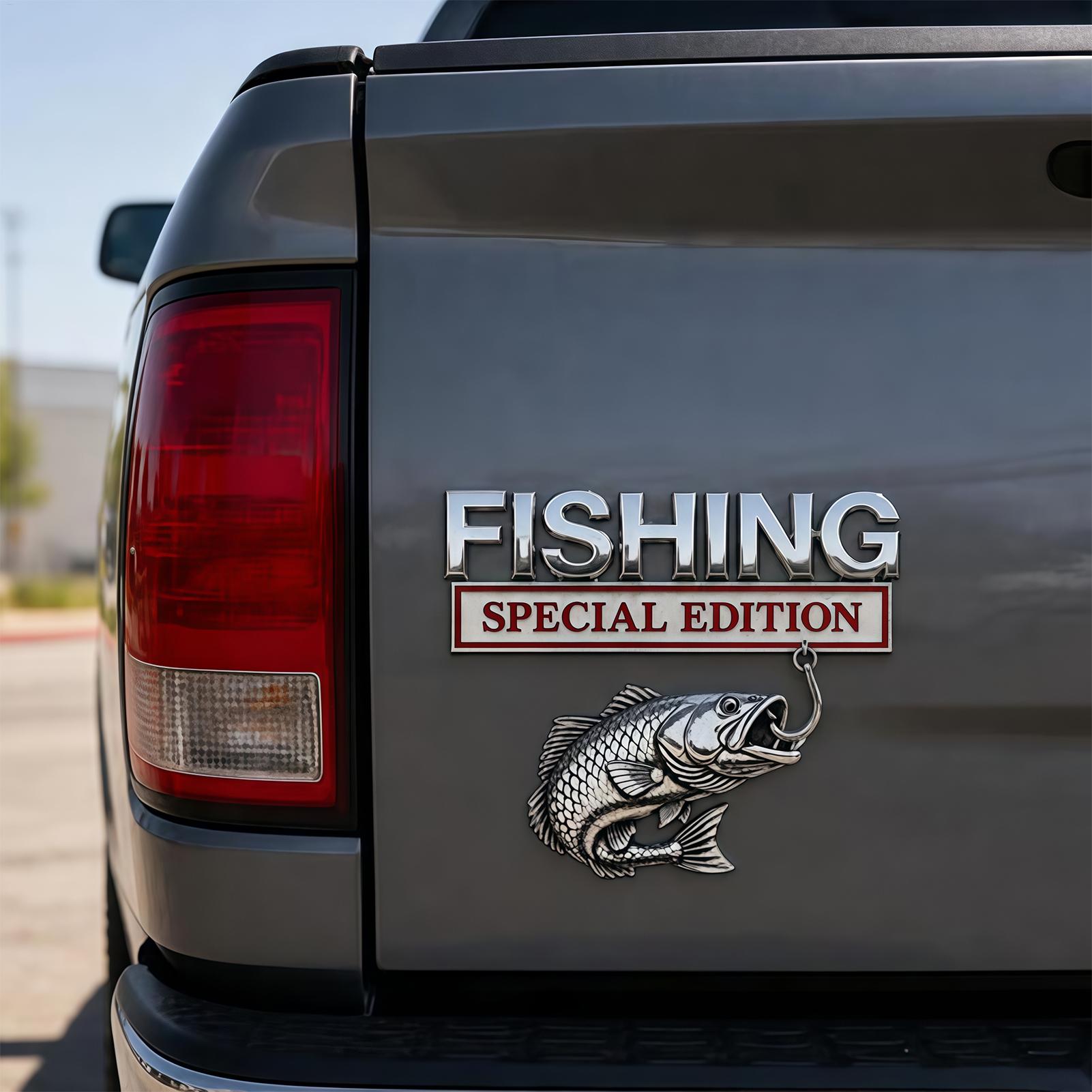 Fishing Boat Trolling Motor - Emblem dan Lencana Mobil Logam Edisi