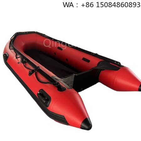 Fishing Boat Inflatable - Perahu Karet Merah Pabrik 2025, Lantai