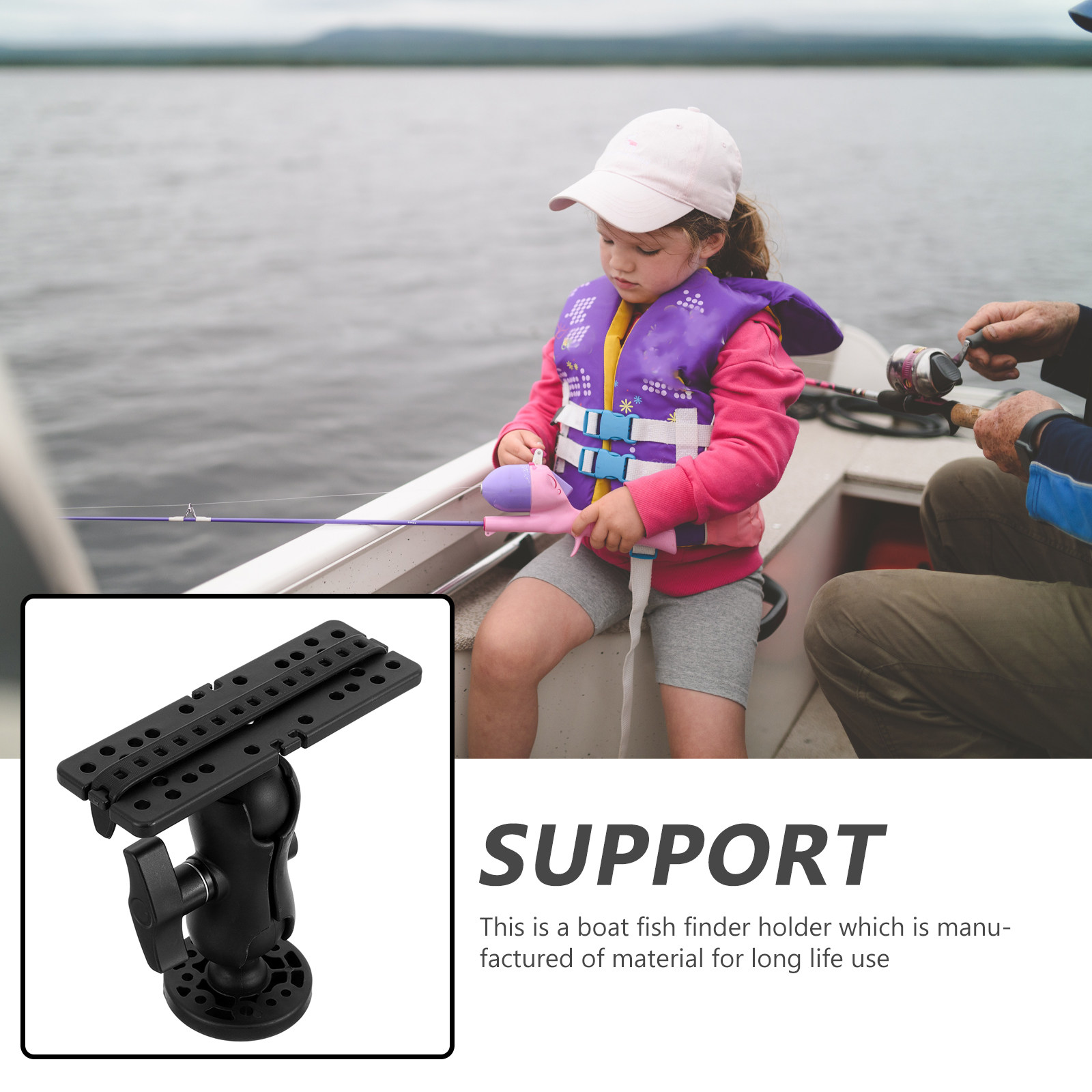 Braket Pemasangan Fish Finder  - Fishing Boat Depth Finder ulasan dan harga