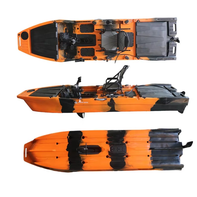 Kayak Tunggal Vicking 12.6FT d - Fishing Boat Trolling Motor ulasan dan harga