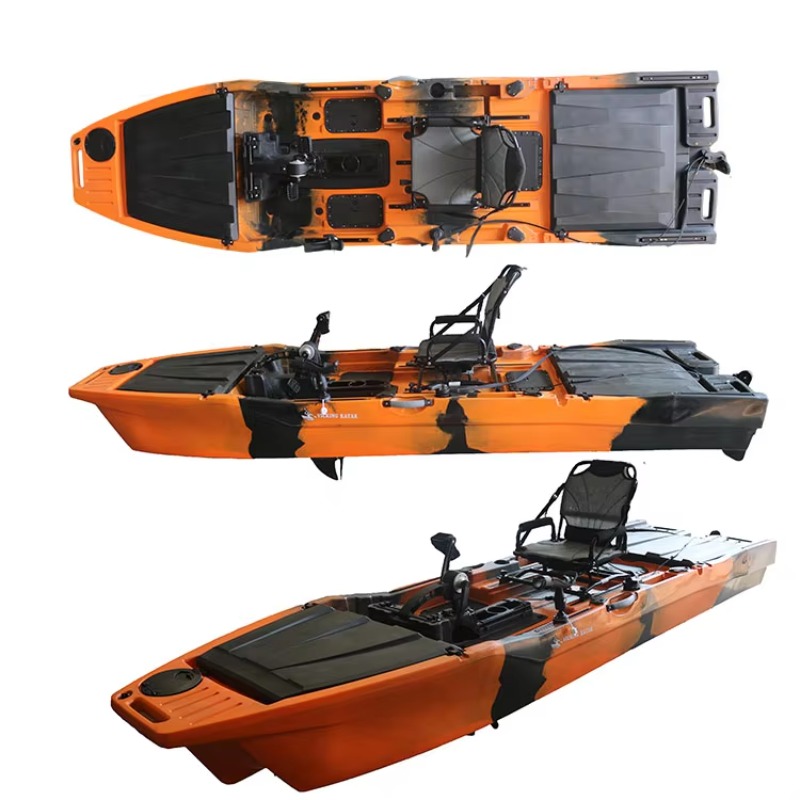 Kayak Tunggal Vicking 12.6FT d - Fishing Boat Trolling Motor ulasan dan harga