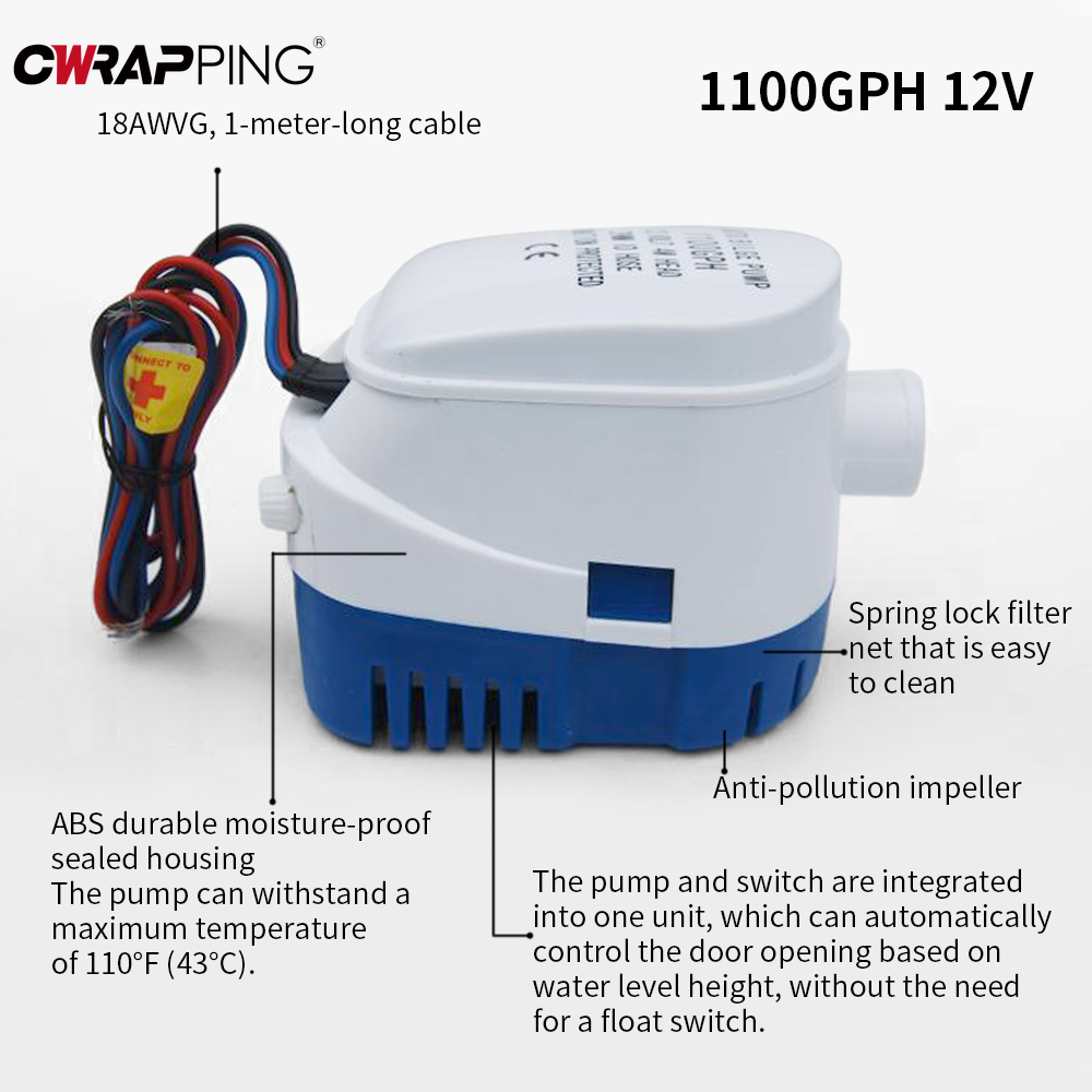 Pompa Bilge Mobil RV untuk Aks - Fishing Boat Bilge Pump ulasan dan harga