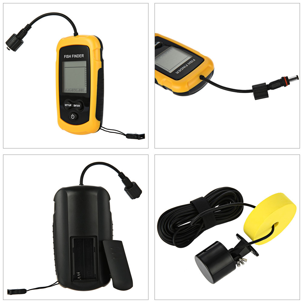 Alat Pendeteksi Ikan Sonar Por - Fishing Boat Depth Finder ulasan dan harga