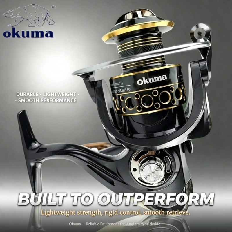 OKUMA-Spinning Reel, Reel Panc - Fishing Boat Steering Wheel ulasan dan harga